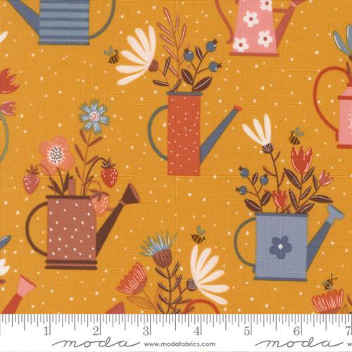 Moda Fabrics Blossoms and Blooms Sunshine 39050 18