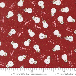 Moda Fabrics Emmitt and Ivy The Snow Kids Red 55691 12