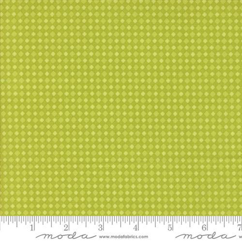 Moda Fabrics Fab-Boo-Lous Green Slime Gingham Blenders Check 22487 16