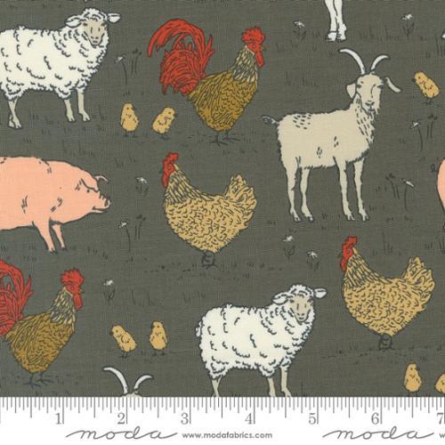 Moda Fabrics Farmstead Charcoal 20903 16