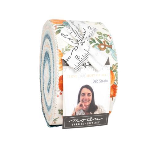 Moda Fabrics I Love Fall Most Jelly Roll 40 assorted pieces measuring 2.5