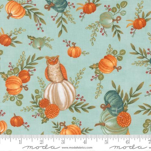 Moda Fabrics I Love Fall Most of All Dark Aqua   56140 14