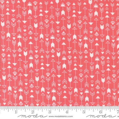Moda Fabrics Love Blooms Arrow Stripes Lipstick 5222 13