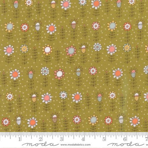 Moda Fabrics Lucky Bloom  Grass 55701 16