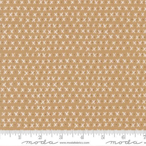 Moda Fabrics Lucky Xs and Os  Sand 55705 27