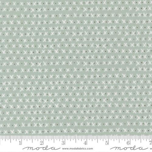 Moda Fabrics Lucky Xs and Os  Sky 55705 22