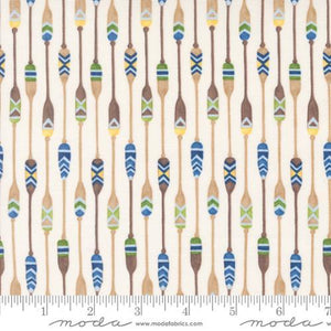 Moda Fabrics On Lake Time  Cloud White  56122 11