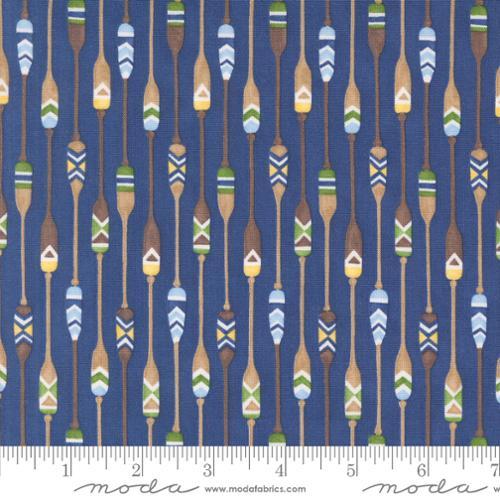 Moda Fabrics On Lake Time  Deep Water  56122 13