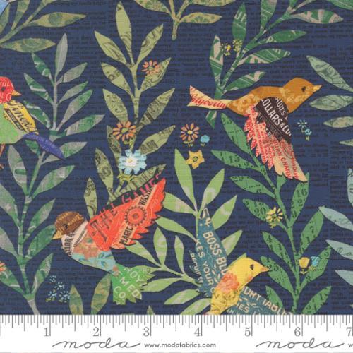 Moda Fabrics Paper Hamlet Midnight 39560 18