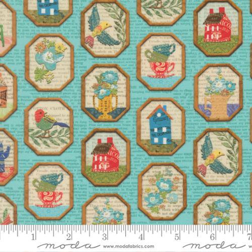 Moda Fabrics Paper Hamlet Sky 39565 17