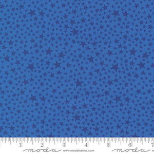 Moda Fabrics Play Ball Super Stars Novelty Stars Bluejay  33816 15