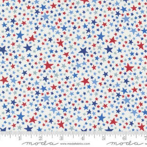 Moda Fabrics Play Ball Super Stars Novelty Stars Chalk  33816 11
