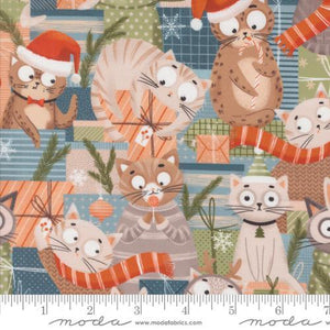 Moda Fabrics Purrfect Christmas Multi 39048 11