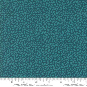 Moda Fabrics Sagewood Azalea  Peacock  11957 16