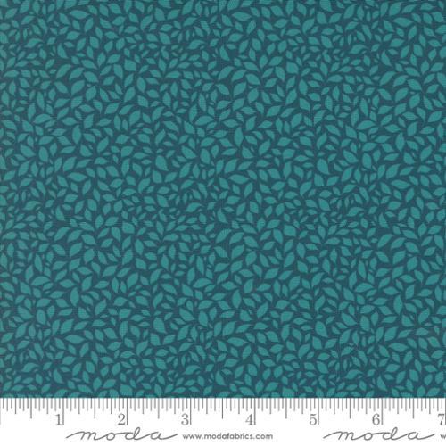 Moda Fabrics Sagewood Azalea  Peacock  11957 16