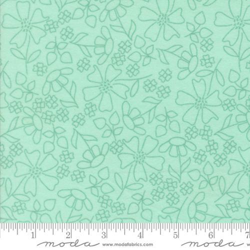 Moda Fabrics Sherbet Sunshine Flannel  Sea Glass  20223 25F