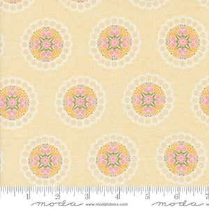 Moda Fabrics Sunday Brunch Crepe Geometrics Medallion Mimosa 30752 13