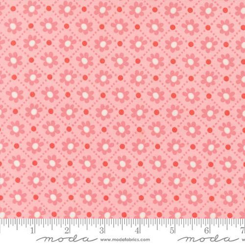 Moda Fabrics Sunday Brunch Pastry Small Floral Check Bellini 30754 13