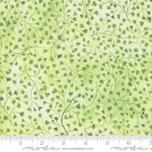 Moda Fabrics Sunshine Blue Skies Spring Gree Fine Fellow Fern Blenders 39830 12
