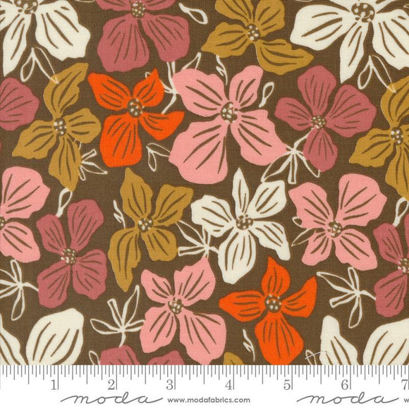 Moda Fabrics Things Above Cocoa 45610 13