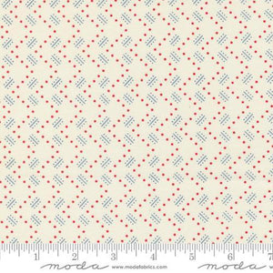 Moda Fabrics Time and Again Flour Zigzag Blender Dot Geometric  23367 11