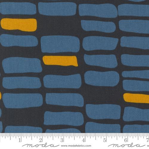 Moda Fabrics Urban Whisper Mochi Cotton Linen Navy 11653 21L