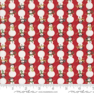 Moda Fabrics Winter Friends  Berry Red  56135 17