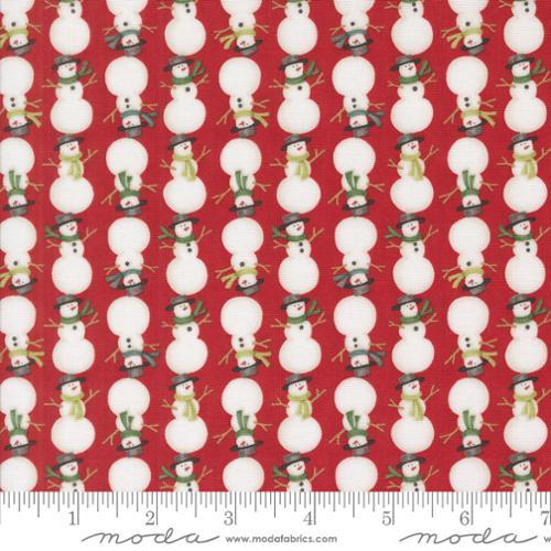 Moda Fabrics Winter Friends  Berry Red  56135 17