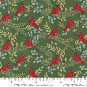 Moda Fabrics Winter Friends  Spruce  56132 16