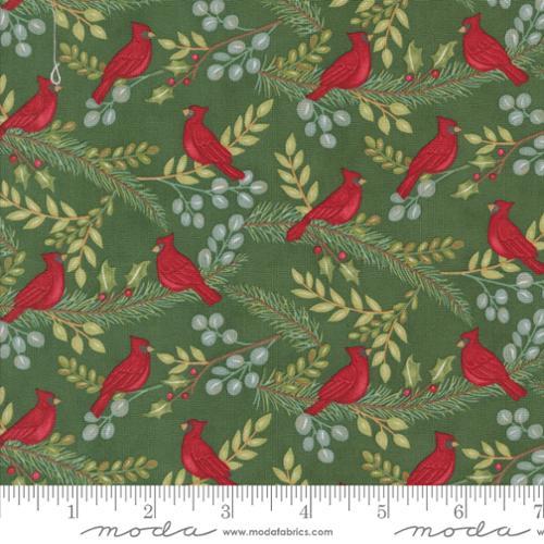 Moda Fabrics Winter Friends  Spruce  56132 16