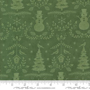 Moda Fabrics Winter Friends  Spruce  56133 16
