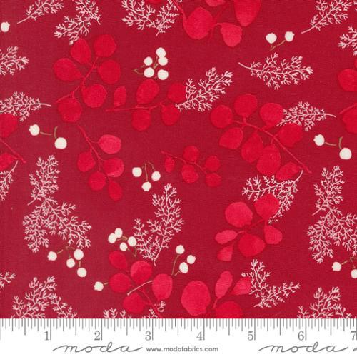 Moda Fabrics Winterly  Crimson  48764 16