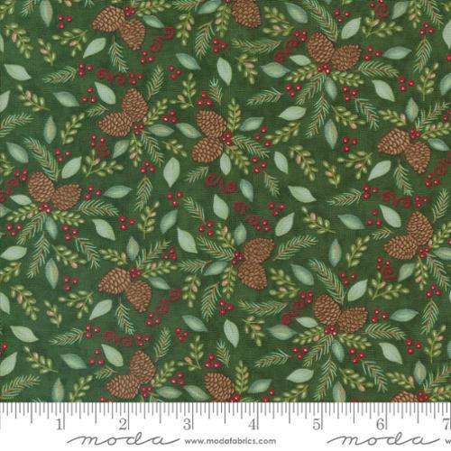 Moda Fabrics Woodland Winter Pine Green  56094 14
