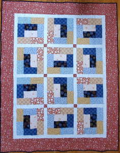 Mountain Bliss Quilt Kit finished size 53"x66.5" pattern by Night Owl Quilting