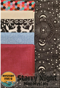 Mystery Five-0 Starry Night Kit #1 - Black & White