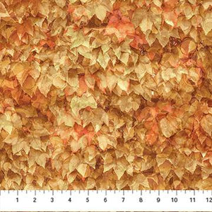 Northcott Fabric Autumn Breeze Light Rust   DP28059-37