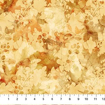 Northcott Fabric Autumn Breeze Ochre   DP28058-52
