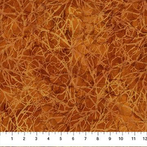 Northcott Fabric Autumn Breeze Rust   DP28060-38