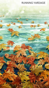 Northcott Fabric Autumn Breeze Teal Multi DP28056-66