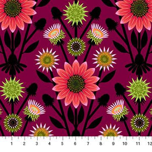 Northcott Fabric Iconic Eggplant  AMT122-99L