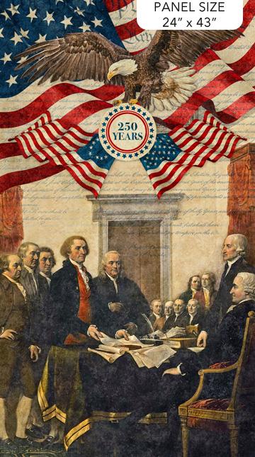 Northcott Fabrics America 250 Beige Panel 24