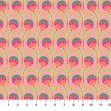 Northcott Fabrics Shooting Star  Bouncy Blooms - Lavender AMT117-83V