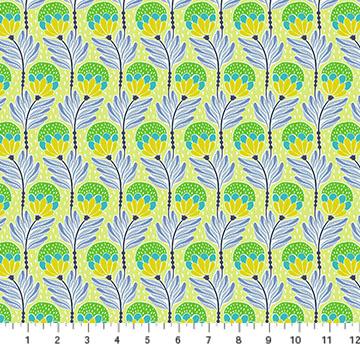 Northcott Fabrics Shooting Star  Bouncy Blooms - Meadow AMT117-73C