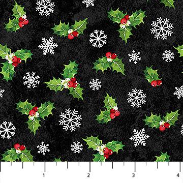 Northcott Sugar Coated DP27148-99 Black Multi