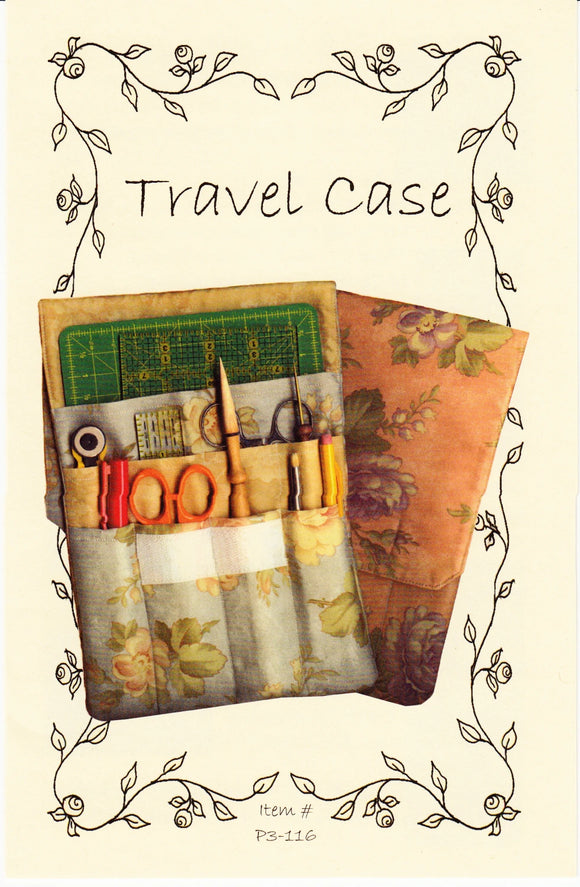 The Travel Case Pattern finished size 6.5