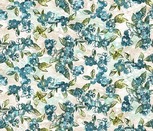 Quilt Minnesota 2025 Blueberries Teal  Y4505-104