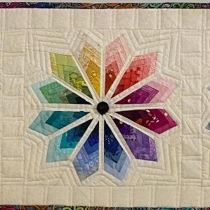 Paper Piecing Colorburst - Date: September 30, 2025  Time: 9:30am-4:00pm  Instructor Susan Drabek
