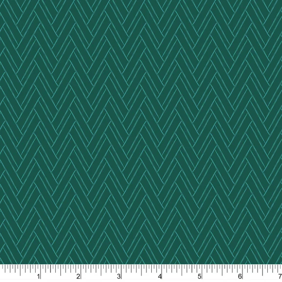 Phoebe Fabrics Bright Poms Rustic Herringbone  PH0475