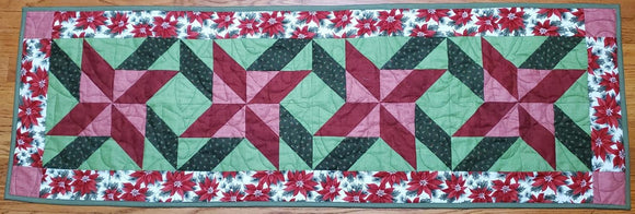 Poinsettia Quilt Kit finished size 18