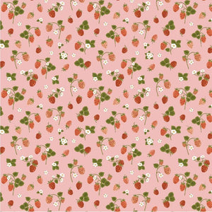 Poppie Cotton Promise Me Strawberry Bouquet Pink PM24601